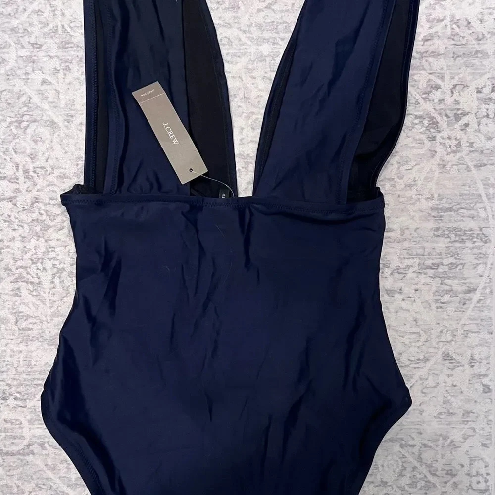 J. Crew Navy One Piece Swimsuit
